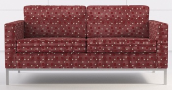 Carnegie Whirlybird Modern Retro Upholstery Fabric - In Use