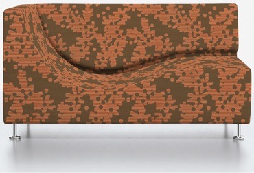 Maharam Contrary Carmine Modern Upholstery Fabric - Chaise