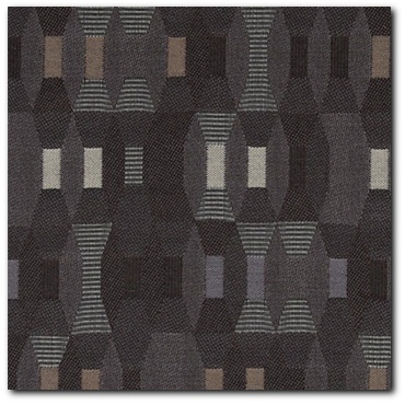 Maharam Tally Charcoal Upholstery Fabric - Close Up