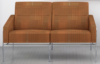 Maharam Urban Cedar Crypton Modern Upholstery Fabric - In Use